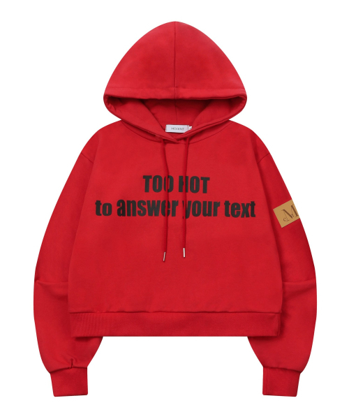 MUCENT(ムセント)の「ツーハットフードパーカー(成人男女共用)(パーカー・レディース・レッド・SMALL/LARGE)」の7枚目の写真