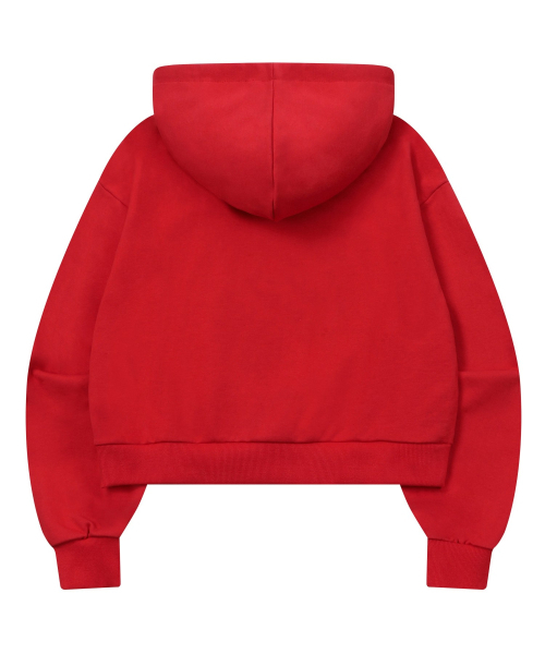 MUCENT(ムセント)の「ツーハットフードパーカー(成人男女共用)(パーカー・レディース・レッド・SMALL/LARGE)」の8枚目の写真