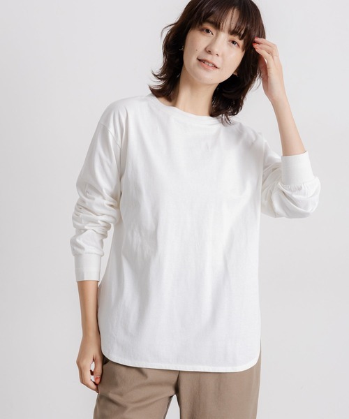 STONE  ロングスリーブカットソー ホワイト THE SHINZONE シンゾーン ロングスリーブTシャツ 2枚セット PACK LONG