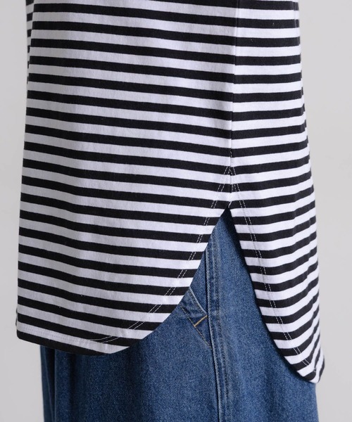 studio CLIP（スタディオクリップ）の「アソートラウンドヘムロングスリーブTシャツ（Tシャツ/カットソー・レディース・アイボリー/その他1/ホワイト/その他2・FREE）」の12枚目の写真