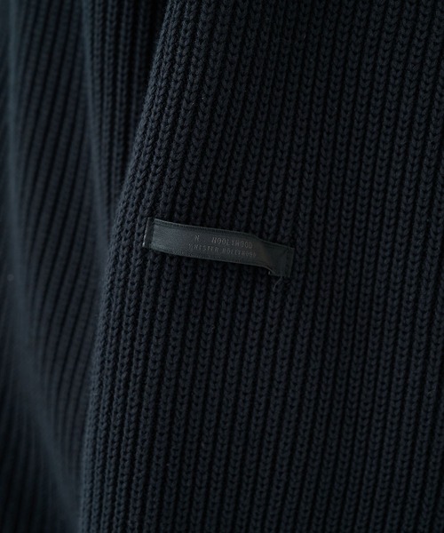N.HOOLYWOOD（N.ハリウッド）の「【N.HOOLYWOOD】別注 DRIVERS KNIT（ニット/セーター・メンズ・ブラック/ダークグレー・36/38）」の4枚目の写真