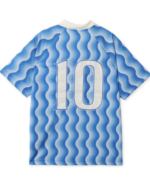 adidas（アディダス）の「adidas SUMMER GLOW JERSEY / アディダス サマー グロー ジャージー（Tシャツ/カットソー・メンズ・ブルー・L/M/S/XXL/XL）」の8枚目の写真