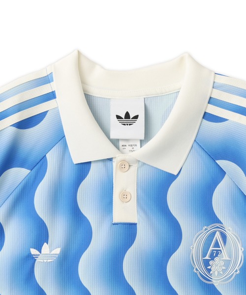adidas（アディダス）の「adidas SUMMER GLOW JERSEY / アディダス サマー グロー ジャージー（Tシャツ/カットソー・メンズ・ブルー・L/M/S/XXL/XL）」の3枚目の写真