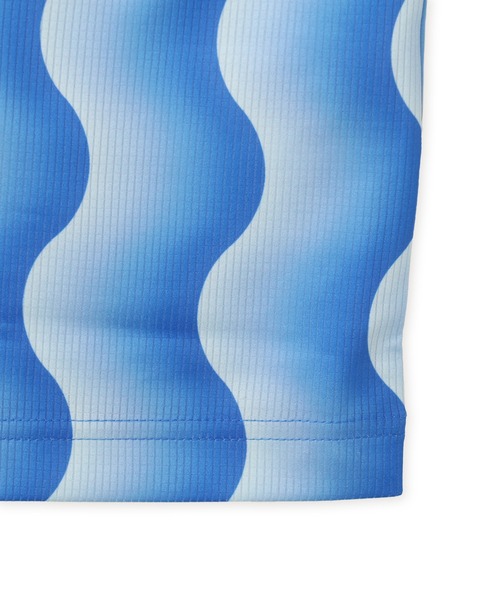adidas（アディダス）の「adidas SUMMER GLOW JERSEY / アディダス サマー グロー ジャージー（Tシャツ/カットソー・メンズ・ブルー・L/M/S/XXL/XL）」の5枚目の写真