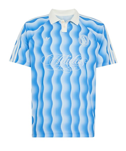 adidas（アディダス）の「adidas SUMMER GLOW JERSEY / アディダス サマー グロー ジャージー（Tシャツ/カットソー・メンズ・ブルー・L/M/S/XXL/XL）」の6枚目の写真