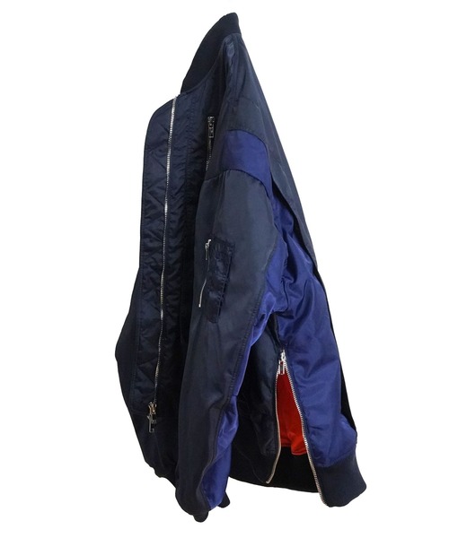 SeeSew（シーソー）の「【UNISEX】OVERSPEC MA-1 JACKET/オーバー