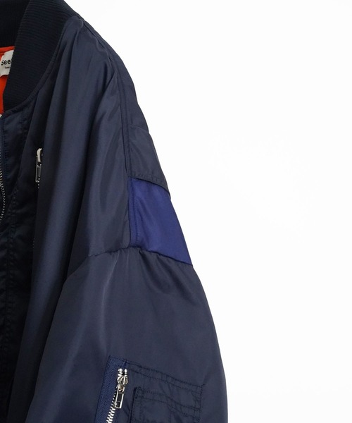 SeeSew（シーソー）の「【UNISEX】OVERSPEC MA-1 JACKET/オーバー