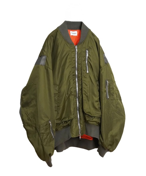 SeeSew（シーソー）の「【UNISEX】OVERSPEC MA-1 JACKET/オーバー