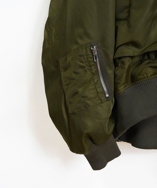 SeeSew（シーソー）の「【UNISEX】OVERSPEC MA-1 JACKET/オーバー