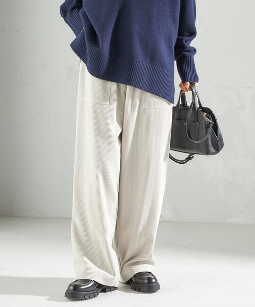 セール】〈洗濯機可能〉TUMUGITO(R) コーデュロイ ドロスト パンツ 2