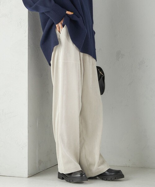 セール】〈洗濯機可能〉TUMUGITO(R) コーデュロイ ドロスト パンツ 2