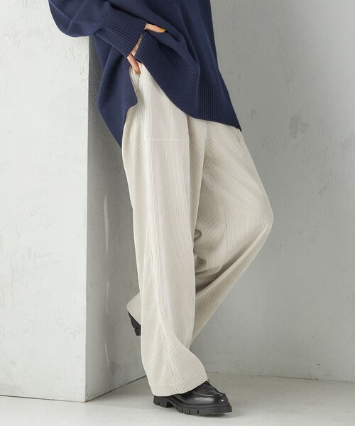 セール】〈洗濯機可能〉TUMUGITO(R) コーデュロイ ドロスト パンツ 2