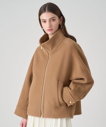 テーラードジャケット（イエロー/黄色系・ウール・ニット