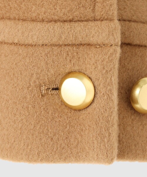 ANAYI（アナイ）の「ラムショートビーバースタンドブルゾン（テーラードジャケット・レディース・ホワイト/キャメル/ブラック・38/36）」の13枚目の写真