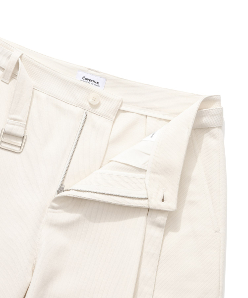 COVERNAT(カバーナット)の「コットンツイルツータックセミワイドフィットチノパンツアイボリー(その他パンツ・レディース・その他・SMALL/MEDIUM/LARGE/X-LARGE)」の6枚目の写真