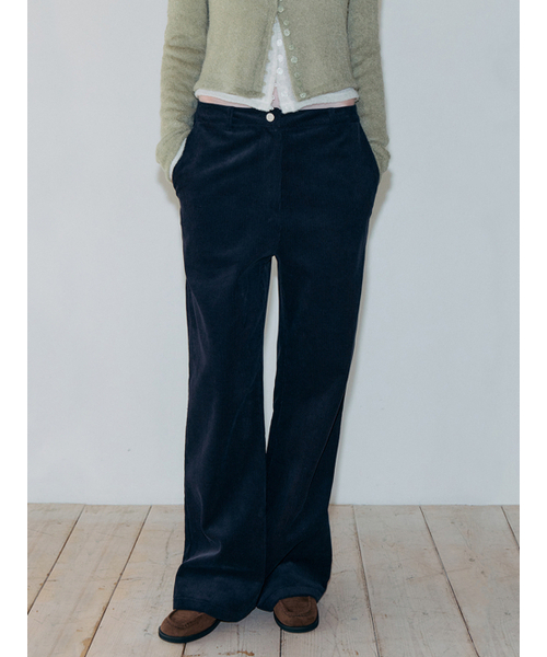 ETMON(エトモン)の「Corduroy Flare Pants, Navy(その他パンツ・レディース・その他・SMALL/MEDIUM)」の1枚目の写真