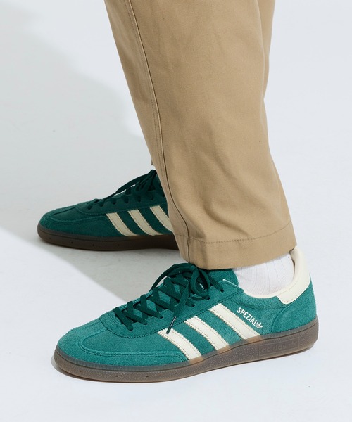 adidas（アディダス）の「ハンドボール スペツィアル / HANDBALL SPEZIAL / アディダスオリジナルス adidas Originals（スニーカー・レディース・グリーン/ベージュ/ブラウン・23.5cm/23.0cm/22.5cm/22.0cm/28.0cm/27.5cm/27.0cm/26.5cm/26.0cm/25.5cm/25.0cm/24.5cm/24.0cm/28.5cm/29.0cm）」の22枚目の写真