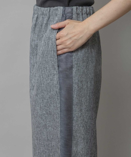 Munich（ミューニック）の「【ウォッシャブル】【防シワ】ツイード調ツイル×メッシュサイドストライプパンツ（その他パンツ・レディース・ブラウン/グレー/ブラック・M/S/XS）」の19枚目の写真