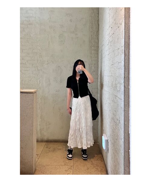 KOLEAT（コレット）の「WOMEN クーリング冷蔵庫 マモンプリーツフレア ロングスカート [WHITE] ロングスカート ver.（スカート・レディース・その他・FREE）」の11枚目の写真
