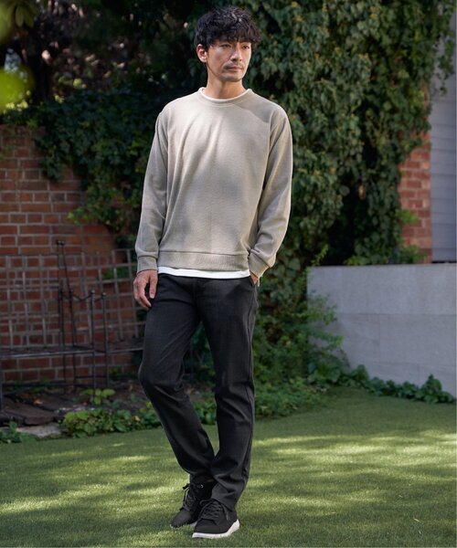 ikka（イッカ）の「モールワッフルフェイクレイヤードプルオーバー（スウェット・メンズ・ベージュ/チャコール/ブルー/ブラウン系その他/ワイン・M/L/XL/S）」の14枚目の写真