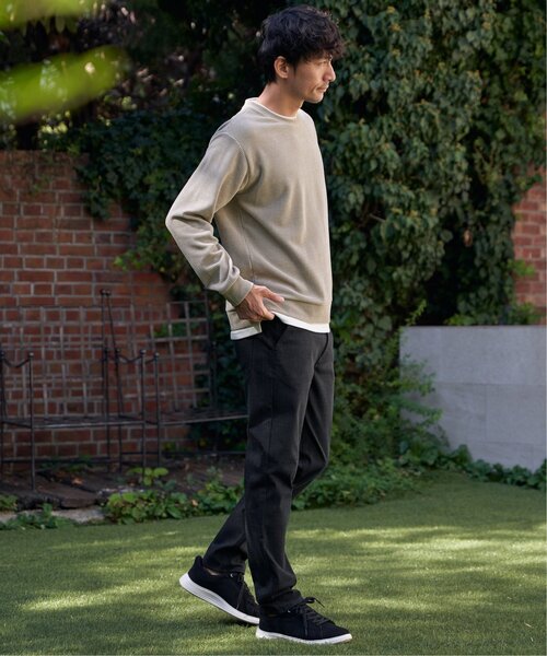 ikka（イッカ）の「モールワッフルフェイクレイヤードプルオーバー（スウェット・メンズ・ベージュ/チャコール/ブルー/ブラウン系その他/ワイン・M/L/XL/S）」の15枚目の写真