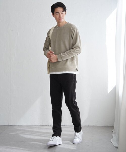 ikka（イッカ）の「モールワッフルフェイクレイヤードプルオーバー（スウェット・メンズ・ベージュ/チャコール/ブルー/ブラウン系その他/ワイン・M/L/XL/S）」の19枚目の写真