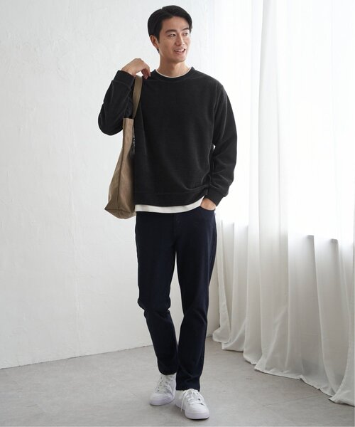 ikka（イッカ）の「モールワッフルフェイクレイヤードプルオーバー（スウェット・メンズ・ベージュ/チャコール/ブルー/ブラウン系その他/ワイン・M/L/XL/S）」の22枚目の写真