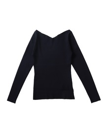 rib slim fit pull(リブスリムフィットプルオーバー)