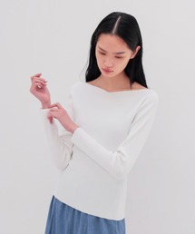 rib slim fit pull(リブスリムフィットプルオーバー)