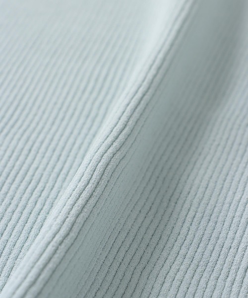 DRESSLAVE(ドレスレイブ)の「rib slim fit pull(リブスリムフィットプルオーバー)(Tシャツ/カットソー・レディース・ホワイト/ネイビー/ブルー・38)」の15枚目の写真