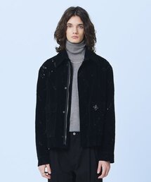 MARTIN PLAN（マーティンプラン）の「Loble Punch Suede Jacket - BLACK（デニムジャケット）」