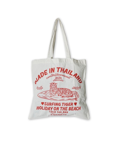 misto accessories（ミストアクセサリーズ）の「【COCO SUI】トートバッグ　tuktuk/ tiger（トートバッグ・レディース・レッド系その他/レッド系その他2・FREE）」の2枚目の写真