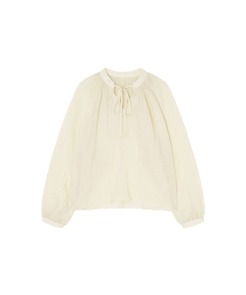 MAYVERU(メイバーユー)の「Thea Blouse _ Cream(シャツ/ブラウス・レディース・Cream・FREE)」の1枚目の写真