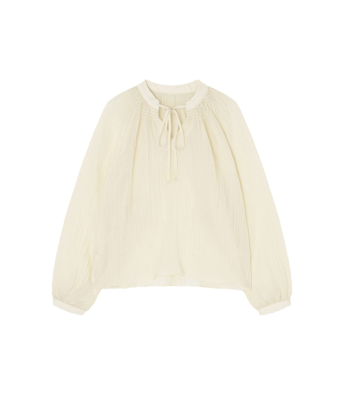 MAYVERU(メイバーユー)の「Thea Blouse _ Cream(シャツ/ブラウス・レディース・Cream・FREE)」の4枚目の写真