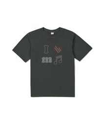 MMLG（エムエムエルジー）の「[Mmlg] LOVE MM HF-T (SQUID BLACK)（Tシャツ/カットソー）」