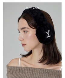 シープスキン UGG 刺繍ロゴイヤーマフ W SHEEPSKIN EMROIDERY EARMUFF