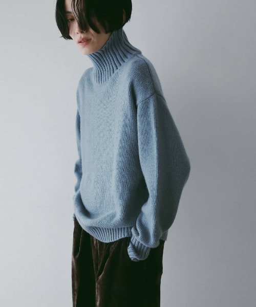 anuke（アンヌーク）の「Wool Zip Knit（ニット/セーター）」 - WEAR