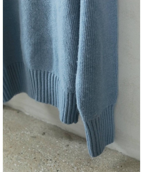 anuke(アンヌーク)の「Merinowool Turtle Knit(ニット/セーター・レディース・クリーム/ブラック/ブルー系その他・FREE)」の9枚目の写真