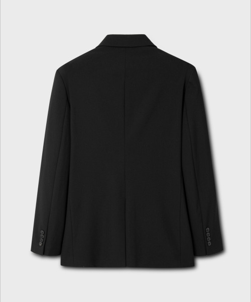 NONBLANK(ノンブランク)の「W11 セミオーバーフィットブレザー_BLACK(テーラードジャケット・メンズ・その他・MEDIUM/LARGE/X-LARGE/XX-LARGE)」の2枚目の写真