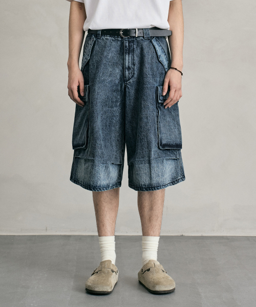 DECET(デケト)の「M51 フィールドデニムショーツ DCPT061BlueA(その他パンツ・メンズ・その他・34/32/30/26/28)」の1枚目の写真