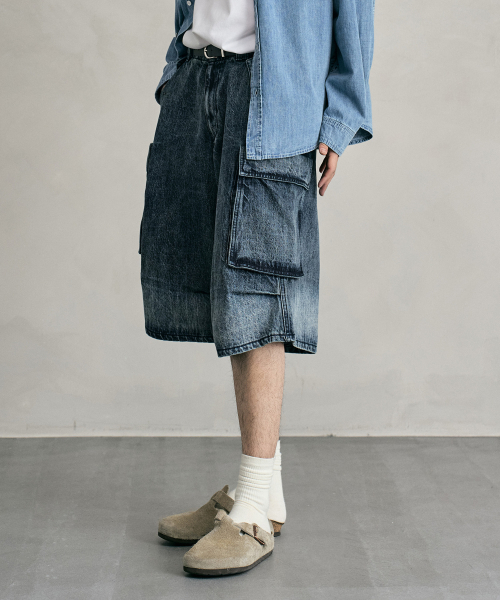 DECET(デケト)の「M51 フィールドデニムショーツ DCPT061BlueA(その他パンツ・メンズ・その他・34/32/30/26/28)」の3枚目の写真