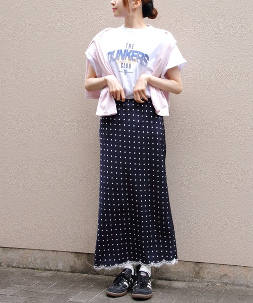 THE SHINZONE(ザ シンゾーン)の「THE SHINZONE/シンゾーン ポルカドットリーバーズレーススカート POLKA DOT LEAVERS LACE SKIRT 26MMSSK04(スカート・レディース・ネイビー・M)」の10枚目の写真