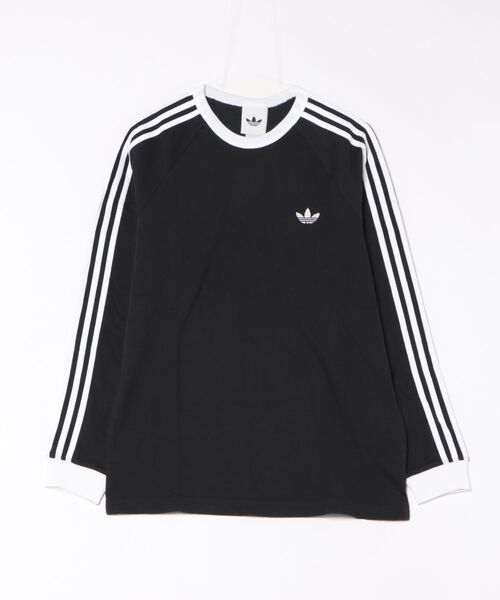 adidas アディダス U 3STRIPES LS TEE ロングスリーブ KE3546 BLACK（T