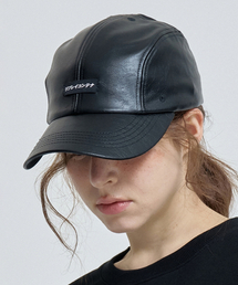 replaycontainer（リプレイコンテナ）の「RC label leather campcap (black)（キャップ）」