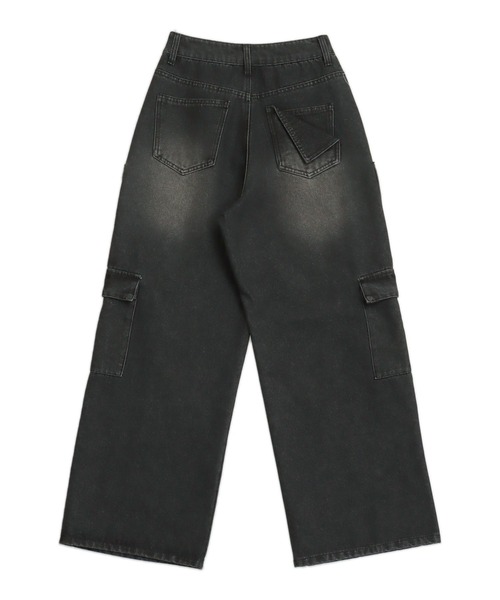 ANAP（アナップ）の「スタッズ デザイン カーゴ デニムパンツ（デニムパンツ・レディース・ダークアッシュ/ブルー・M/S）」の18枚目の写真