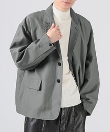 LUXSTYLE（ラグスタイル）の「ポリエステルツイルテーラードジャケット（テーラードジャケット）」