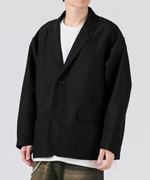 LUXSTYLE（ラグスタイル）の「ポリエステルツイルテーラードジャケット（テーラードジャケット）」