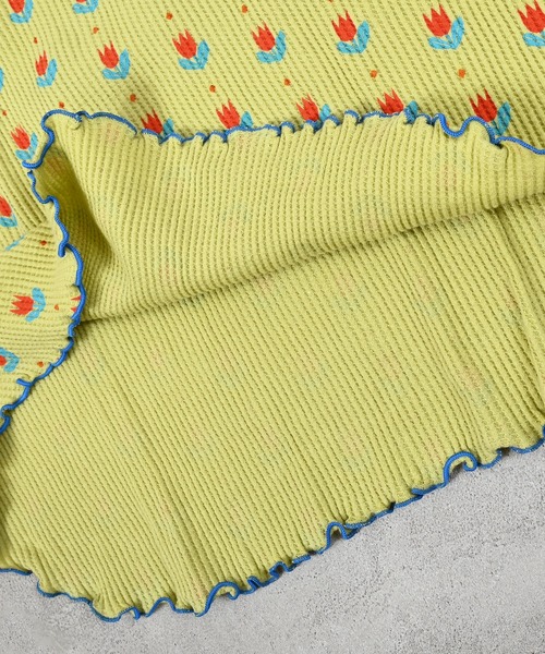 MARKEY'S(マーキーズ)の「ソウガラワッフルメローカットソー(Tシャツ/カットソー・キッズ・ブルー系その他/ホワイト系その他/グレー系その他/イエロー系その他・120/110/100/90/80/150/140/130)」の20枚目の写真