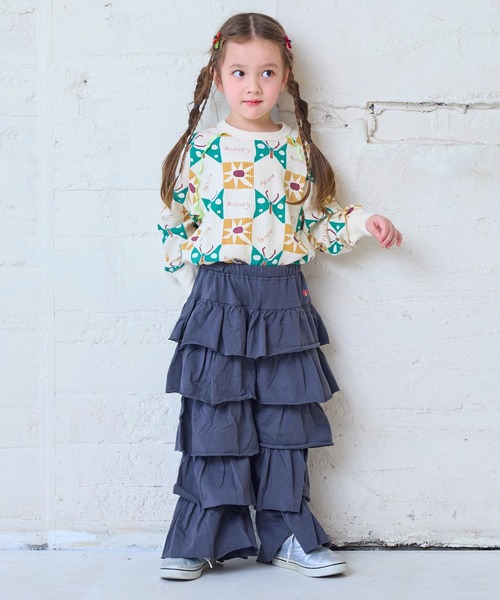 MARKEY'S(マーキーズ)の「ソウガラワッフルメローカットソー(Tシャツ/カットソー・キッズ・ブルー系その他/ホワイト系その他/グレー系その他/イエロー系その他・120/110/100/90/80/150/140/130)」の11枚目の写真