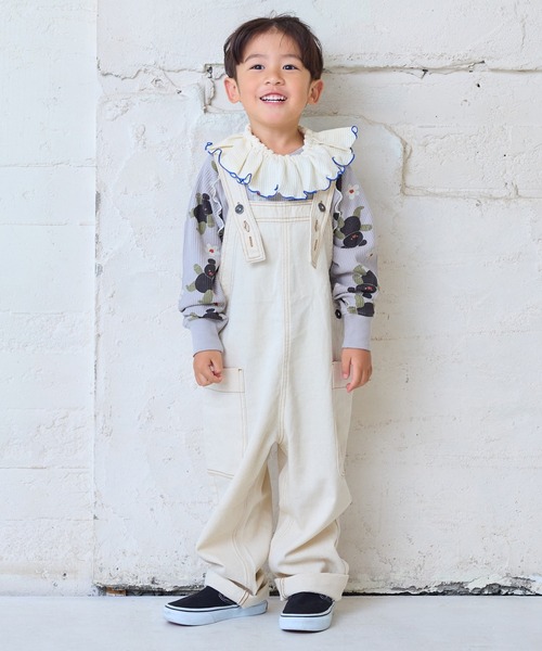 MARKEY'S(マーキーズ)の「ソウガラワッフルメローカットソー(Tシャツ/カットソー・キッズ・ブルー系その他/ホワイト系その他/グレー系その他/イエロー系その他・120/110/100/90/80/150/140/130)」の13枚目の写真